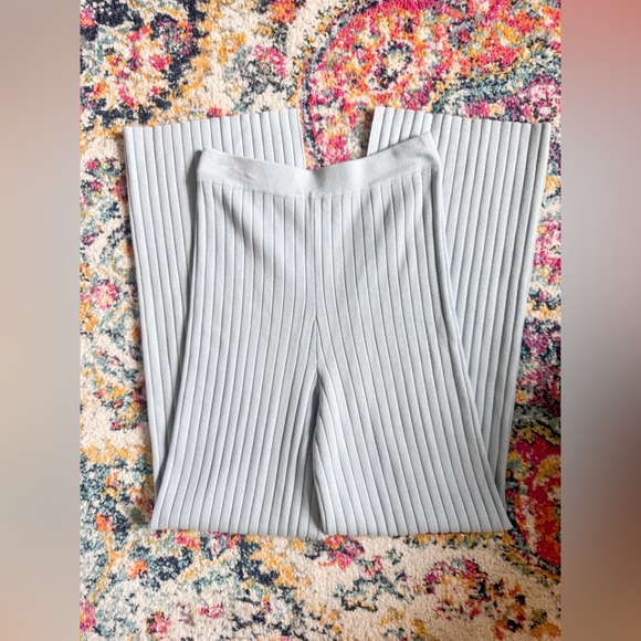 Princess Polly Allen Ribbed Pants Blue - Picture 10 of 11